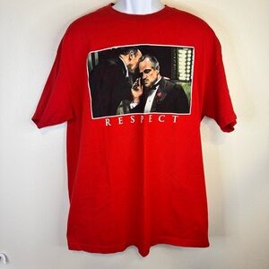 DGK (Dirty Ghetto Kids) Respect The Godfather Red Graphic Tee Sz XL Skater